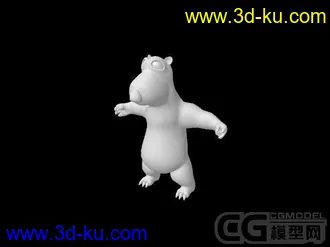 3D打印模型自己做的倒霉熊.的图片