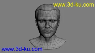 3D打印模型自己做的一个头部练习  望指正·的图片