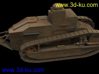 3D打印模型坦克来袭！3Ds格式~的图片