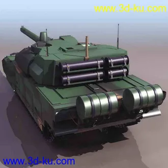 3D打印模型坦克来袭！3Ds格式~的图片