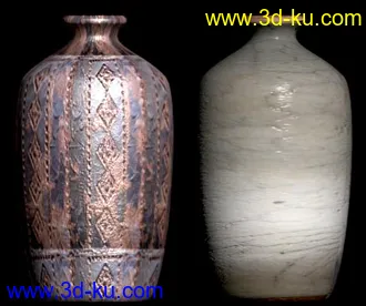 3D打印模型藤编装饰植物&陶器的图片