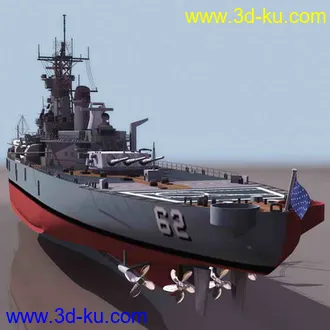 3D打印模型战舰来啦~！3Ds的图片