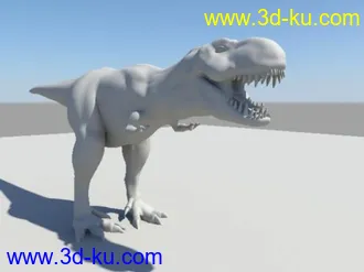 3D打印模型霸王龙  素模的图片