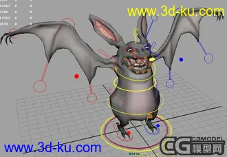 3D打印模型[有个鸟用]之红乌鸦灰蝙蝠黄猫头鹰的图片