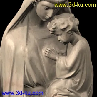 3D打印模型慈祥的母亲的图片