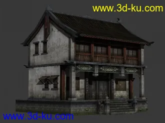 3D打印模型江南民居的图片