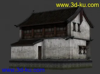 3D打印模型江南民居的图片