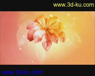 3D打印模型水晶花 栏包动画的图片