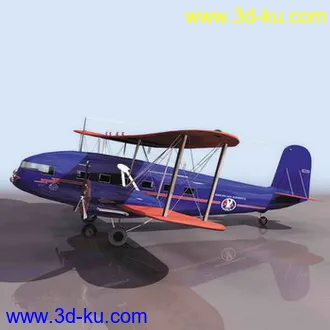 3D打印模型老式飞机~3Ds的图片