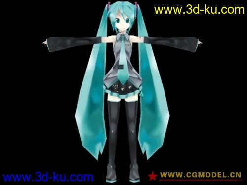 初音模型的图片1