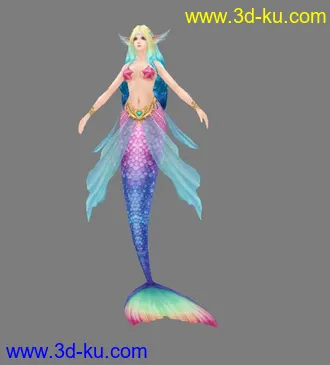3D打印模型版天堂II _ 美人鱼的图片