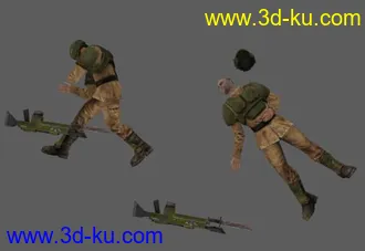 3D打印模型首发：最新射击游戏《战锤40K：星际战士》  战死的帝国防卫军的图片