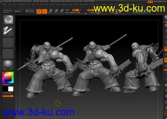 3D打印模型次时代极品--武士的图片