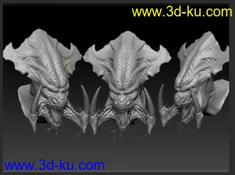次时代极品模型---什么贴图都有，有zbrush和maya文件的图片