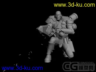 3D打印模型恐怖游戏《耶利哥》中的两个角色！！的图片