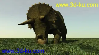 3D打印模型三角龙..的图片