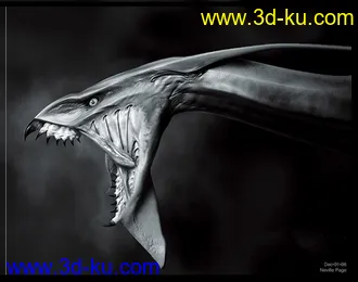 3D打印模型阿凡达龙头一个~的图片