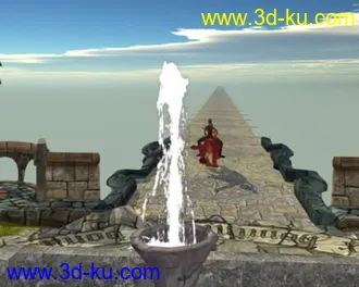 3D打印模型童话王国游戏场景（非视频）！人物、动物均有完整的贴图、骨骼绑定和动画！的图片