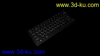 3D打印模型高精度键盘一个，自己做的喜欢的下载的图片
