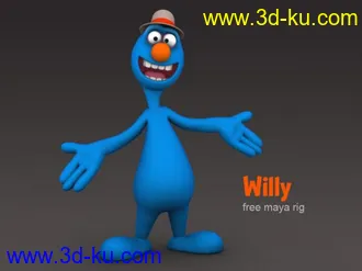 3D打印模型willy free rig的图片