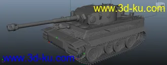 3D打印模型自制二战德国虎式坦克的图片
