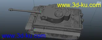 3D打印模型自制二战德国虎式坦克的图片