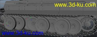 3D打印模型自制二战德国虎式坦克的图片