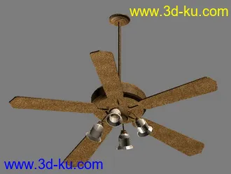 3D打印模型吊扇的图片