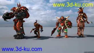 3D打印模型英雄无敌6全套怪物的图片
