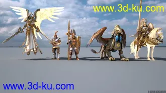 3D打印模型英雄无敌6全套怪物的图片