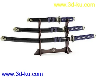 3D打印模型日本刀的图片