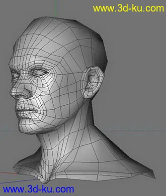 3D打印模型男人头的图片