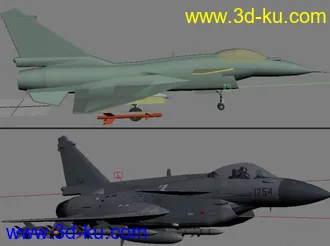 3D打印模型战斗机的图片