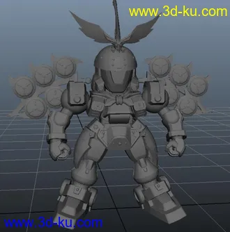 3D打印模型高达三国的图片