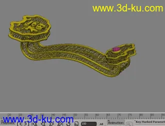 3D打印模型xsi金如意 ！带材质贴图的图片