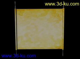 3D打印模型maya 卷轴 圣旨 带打开动画~值得下载的图片