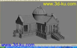 3D打印模型欧式建筑的图片