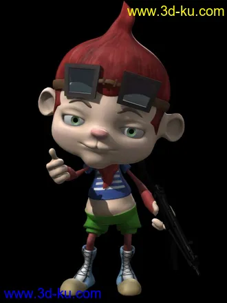 3D打印模型小猴子。需要的拿、现在我发了最近的吧。的图片