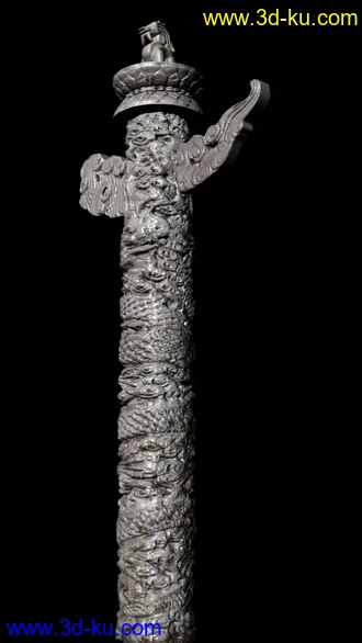 3D打印模型华表高模~~要的拿走~的图片