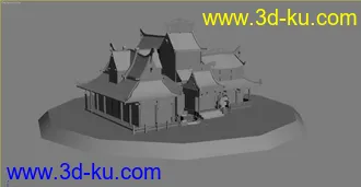 3D打印模型小别墅的图片