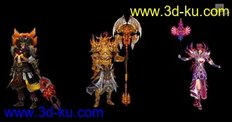 神话3D模型的图片