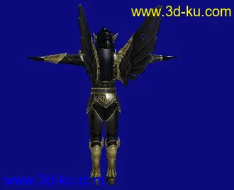 3D打印模型一个鸟人的图片