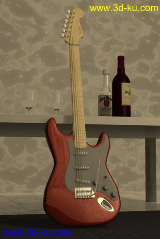Fender Stratocaster 模型的图片