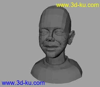 3D打印模型可爱男孩的图片