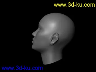 3D打印模型一个男人头的图片