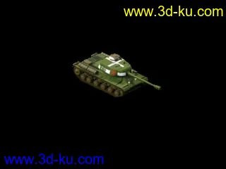 苏联坦克IS-2M模型的图片1