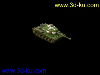 3D打印模型苏联坦克IS-2M的图片