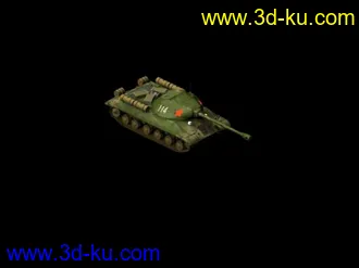 3D打印模型苏联坦克IS-3~~的图片