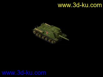 3D打印模型苏联自行火炮ISU152~~的图片