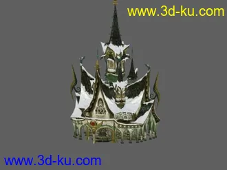 3D打印模型一个雪地场景的图片